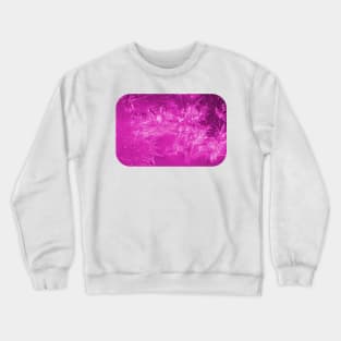 Magenta Ice Crystals Crewneck Sweatshirt